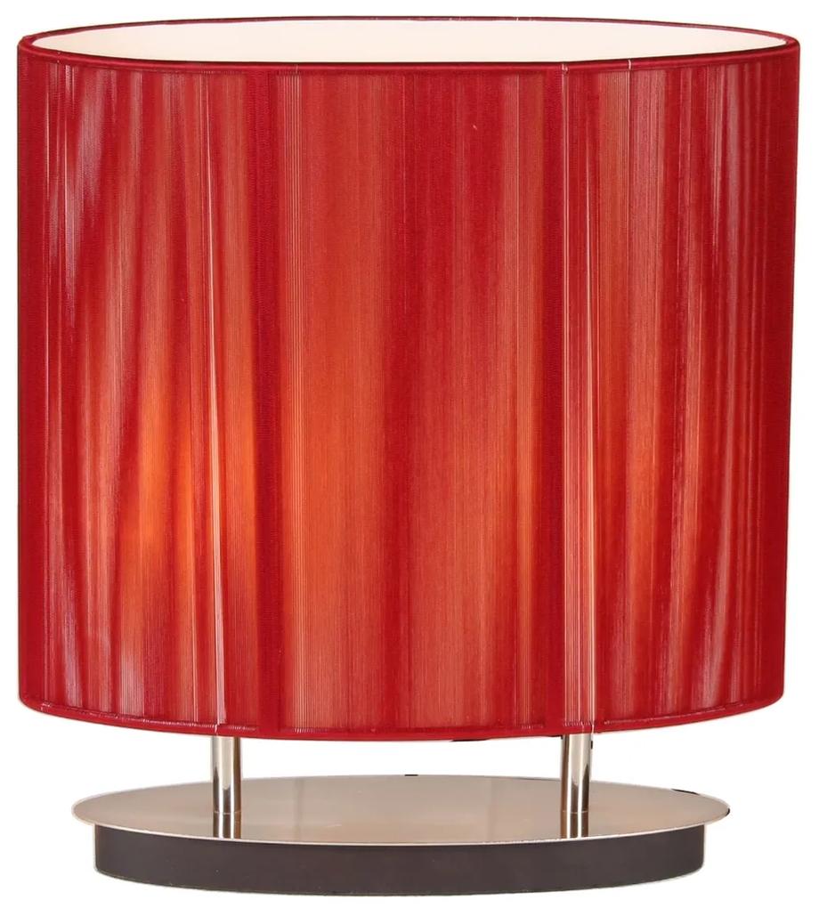 CLX Stolová lampa PORTOFINO, 2xE27, 60W, červená