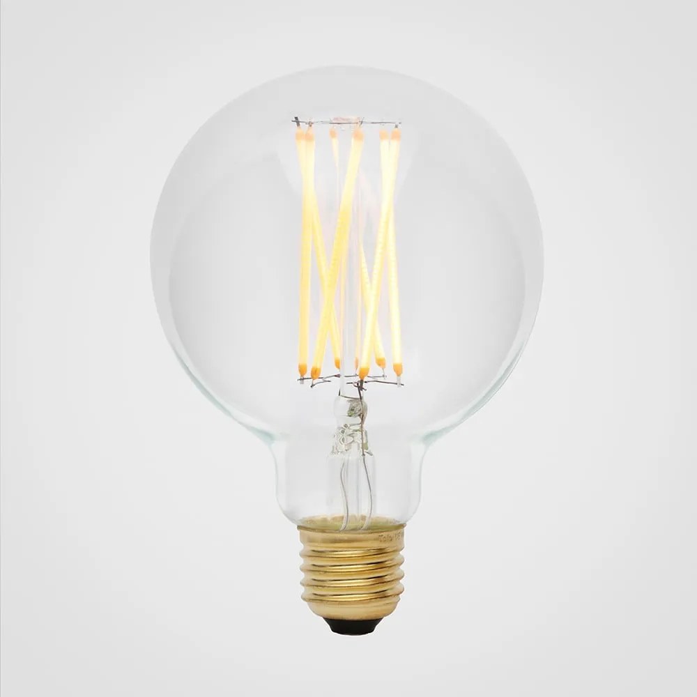 Teplá LED filamentová stmievateľná žiarovka E27, 6 W Elva – tala