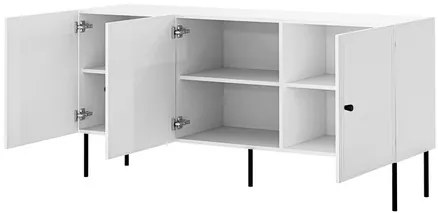Komoda Gudzup Bis 150 3D, Farby: čierna