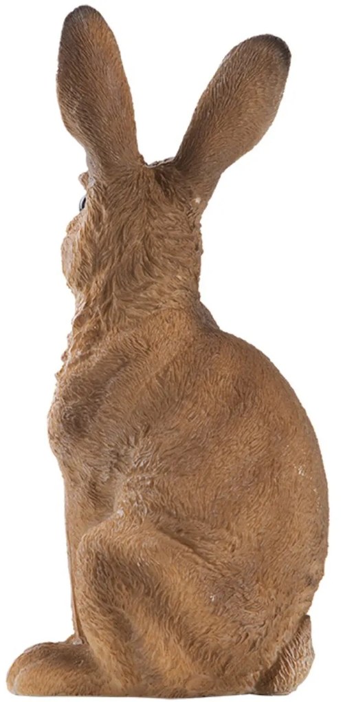 Záhradná figúrka z polyresinu Mat, 23 cm, hnedá