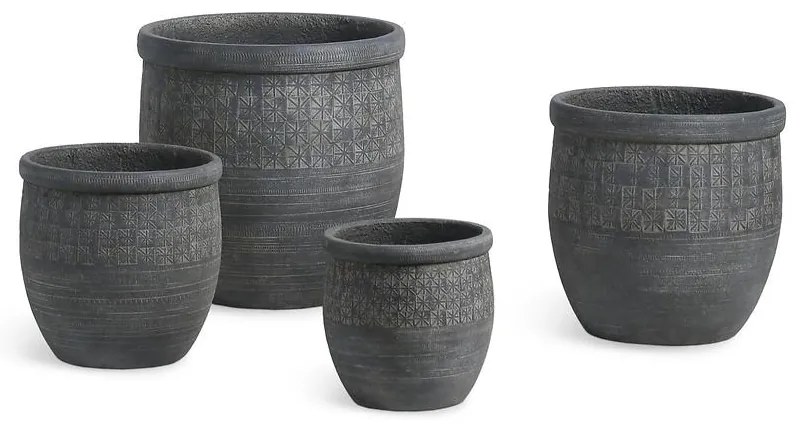 Kvetináč 101761 tmavošedý 31x31h cm