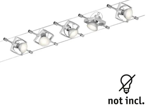 Paulmann 94133 - SADA 5xGU5,3/10W Bodové svietidlo MAC 230V chróm
