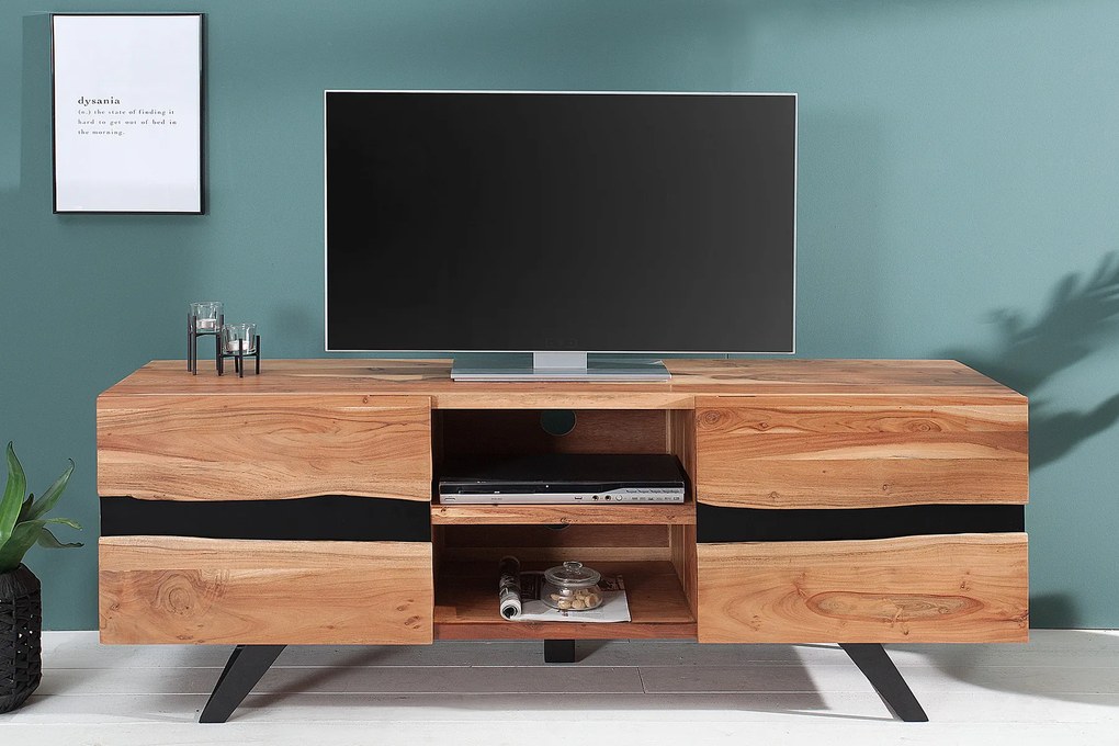 TV-skrinka 38332 160cm Drevo Acacia