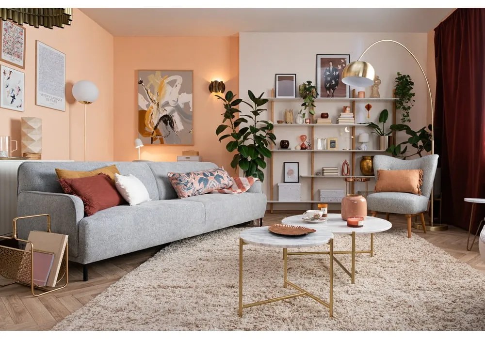 Krémovobiely koberec Think Rugs Vista Cream, 60 x 220 cm