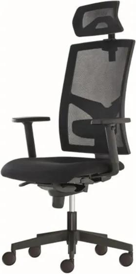 Sconto Kancelárska stolička PAIGE čierna