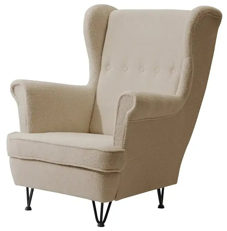 Skandinávske kreslo MARS Svetlo béžová