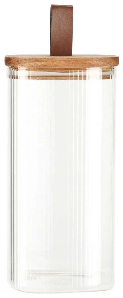 Sklenená nádoba na potraviny Stripe Square 1500ml