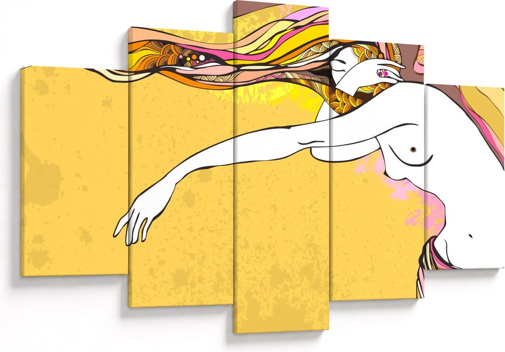Obraz - Dievča (150x105 cm)