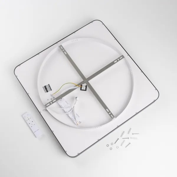 Brilagi - stmievateľné LED stropné svietidlo FALCON II LED/125W/230V 60x60 cm čierne s diaľkovým ovládaním