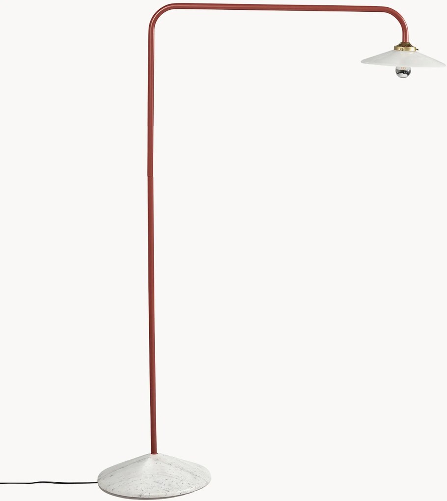 Ručne vyrobená oblúková lampa's mramorovým podstavcom Moou