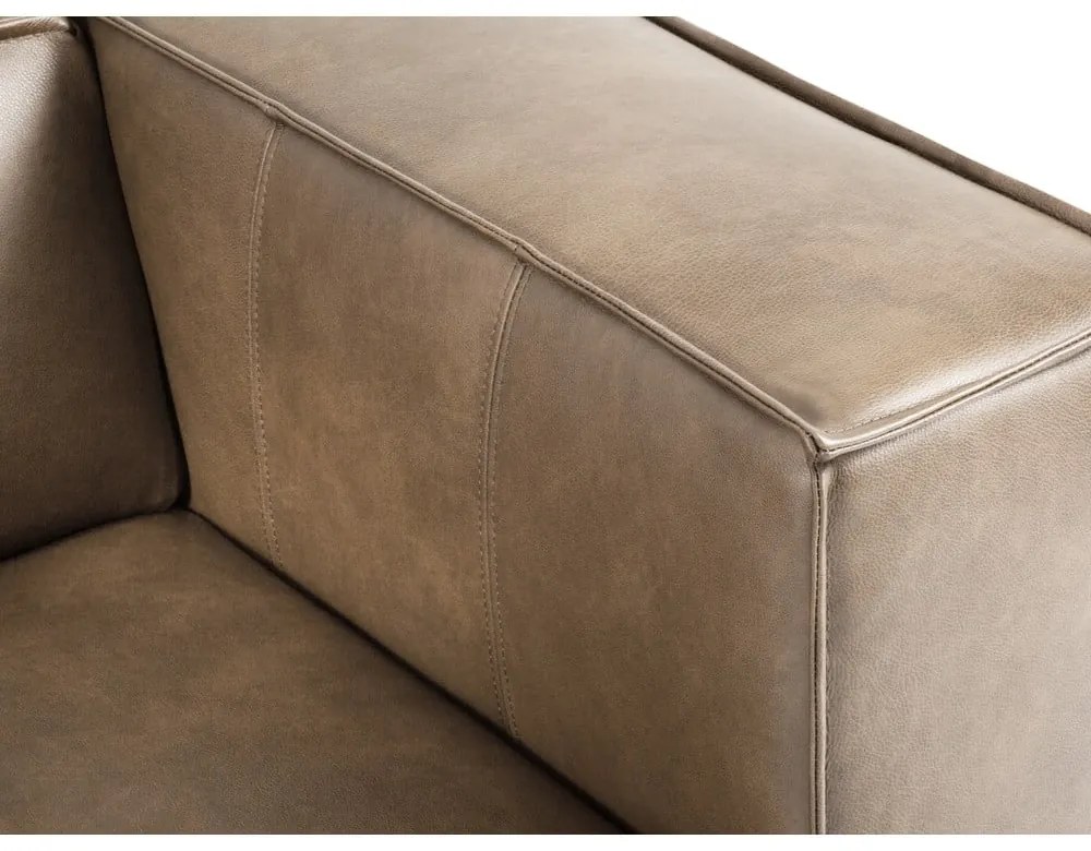 Svetlohnedá kožená pohovka 227 cm Madame - Windsor &amp; Co Sofas