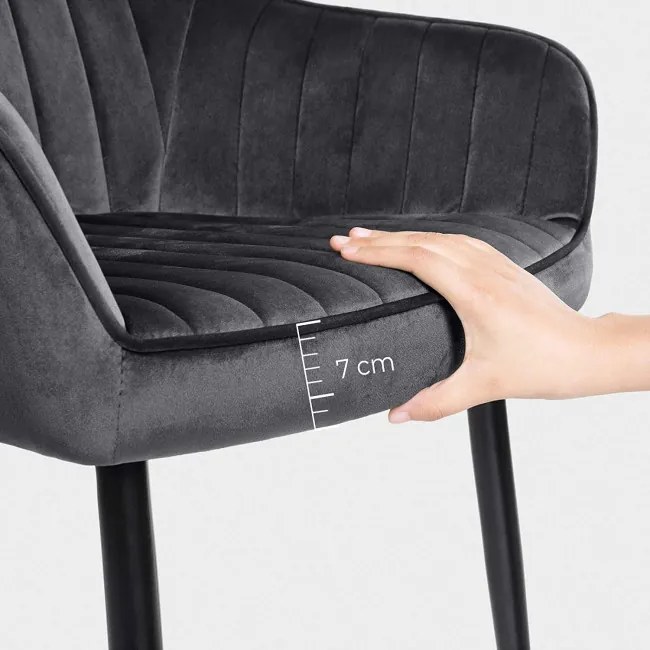 Set štyroch jedálenských stoličiek LDC087G01-4 (4 ks)