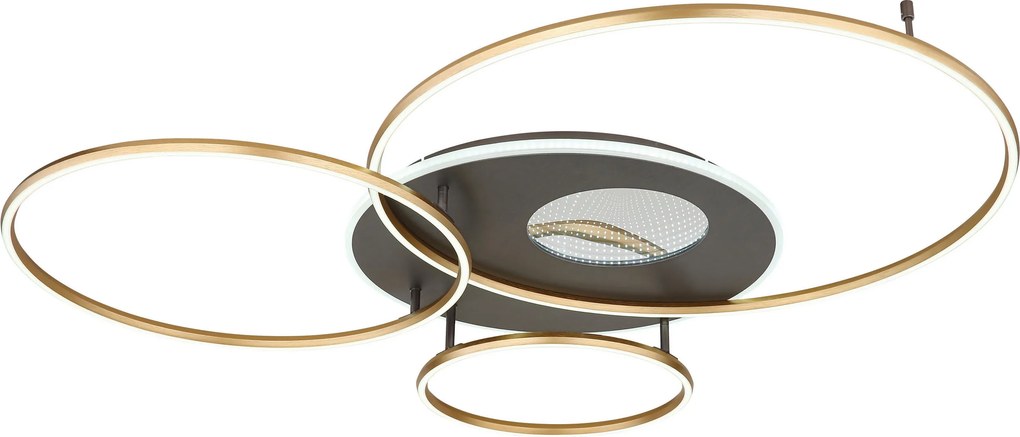 XXXLutz STROPNÉ LED SVIETIDLO, 126.4/105.3/13 cm Globo - Interiérové svietidlá - 004558343502