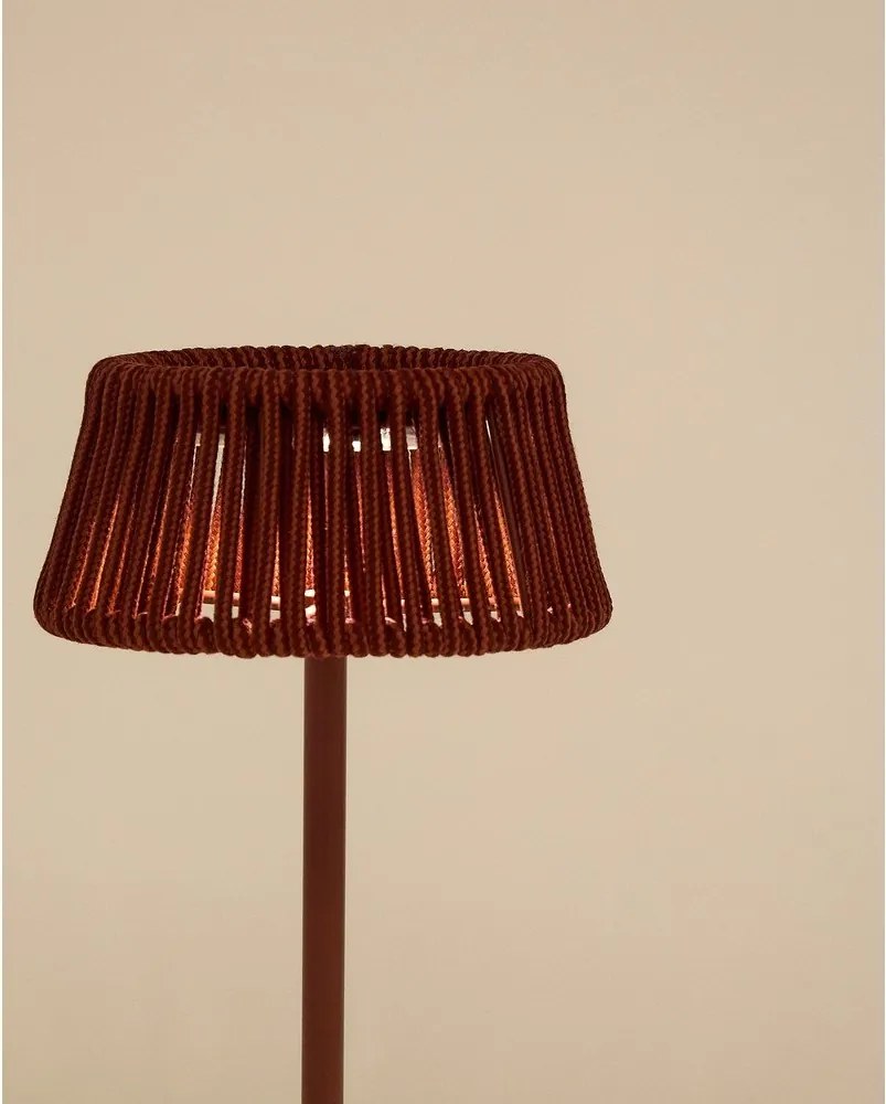 LED stolové/prenosné vonkajšie svietidlo so solárnym panelom ø 11 cm Aldet – Kave Home