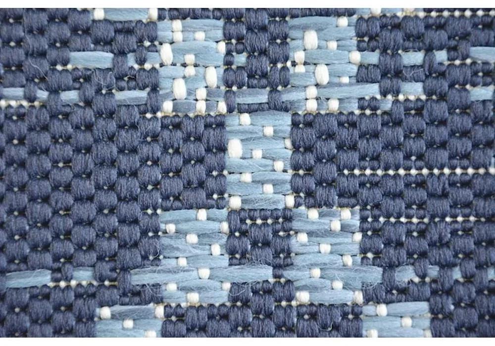 Kusový koberec Rombo modrý 140x200cm