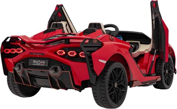 Elektrické autíčko Lamborghini SIAN červené