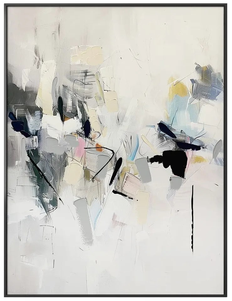 Obraz s ručne maľovanými prvkami 70x100 cm Cro – Styler