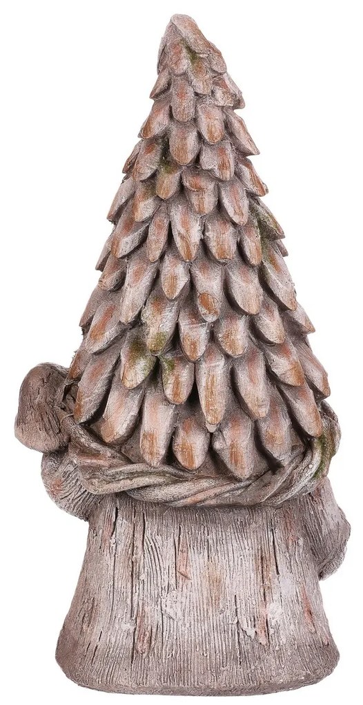 Záhradná dekorácia trpaslík Hríb, sivá, 25 x 19 x 49 cm