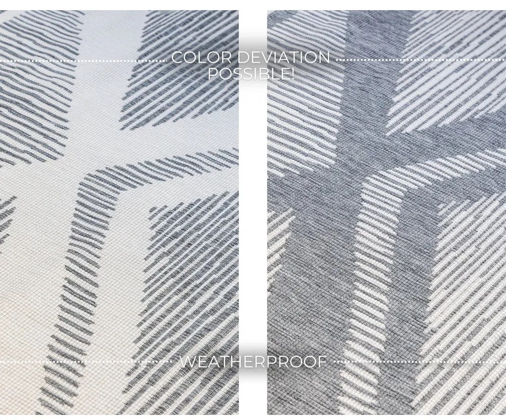 Krémovo-sivý vonkajší koberec 120x170 cm Gemini – Elle Decoration