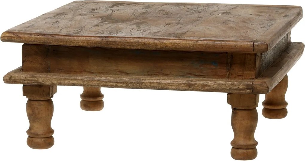 Hnedý drevený podstavec / stôl Grimaud Unit - 37*37*17 cm