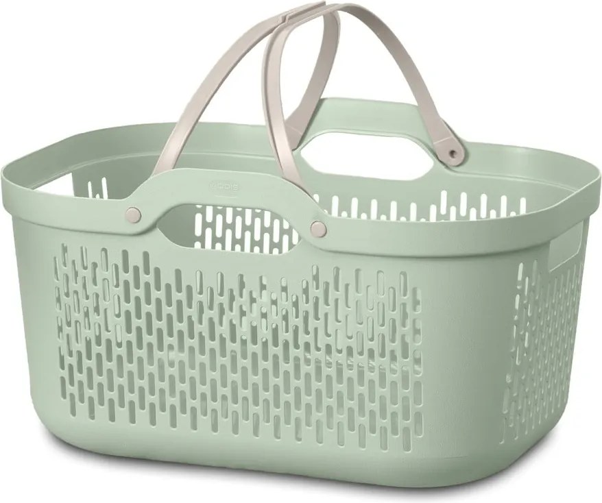 Svetlozelený plastový kôš na bielizeň 45 l – Addis