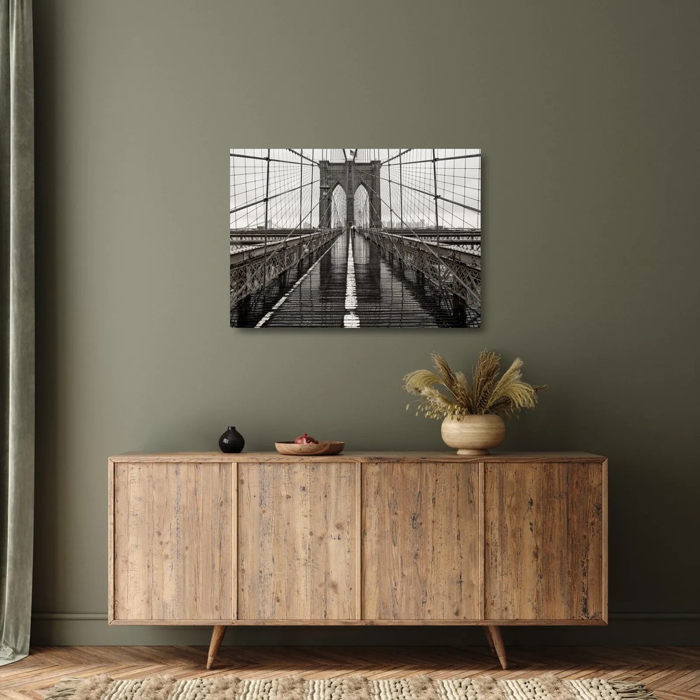 Sklenený obraz - Brooklynský most (70x50 cm)