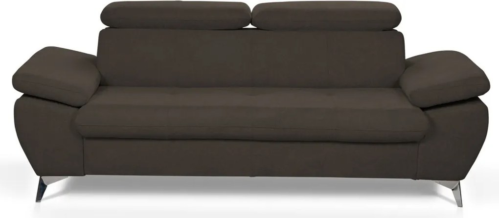 Trojsedák Gisele, tmavo hnedá espresso látka