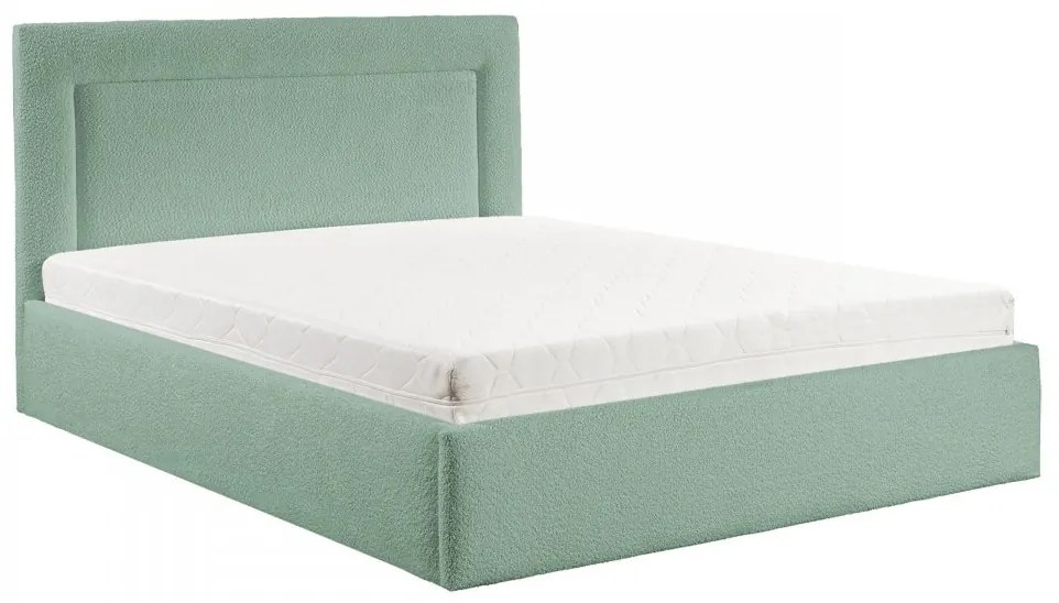 Čalúnená posteľ s úložným priestorom Enserio, Rozmer postele: 160x200, Dostupné poťahy: Coral 45