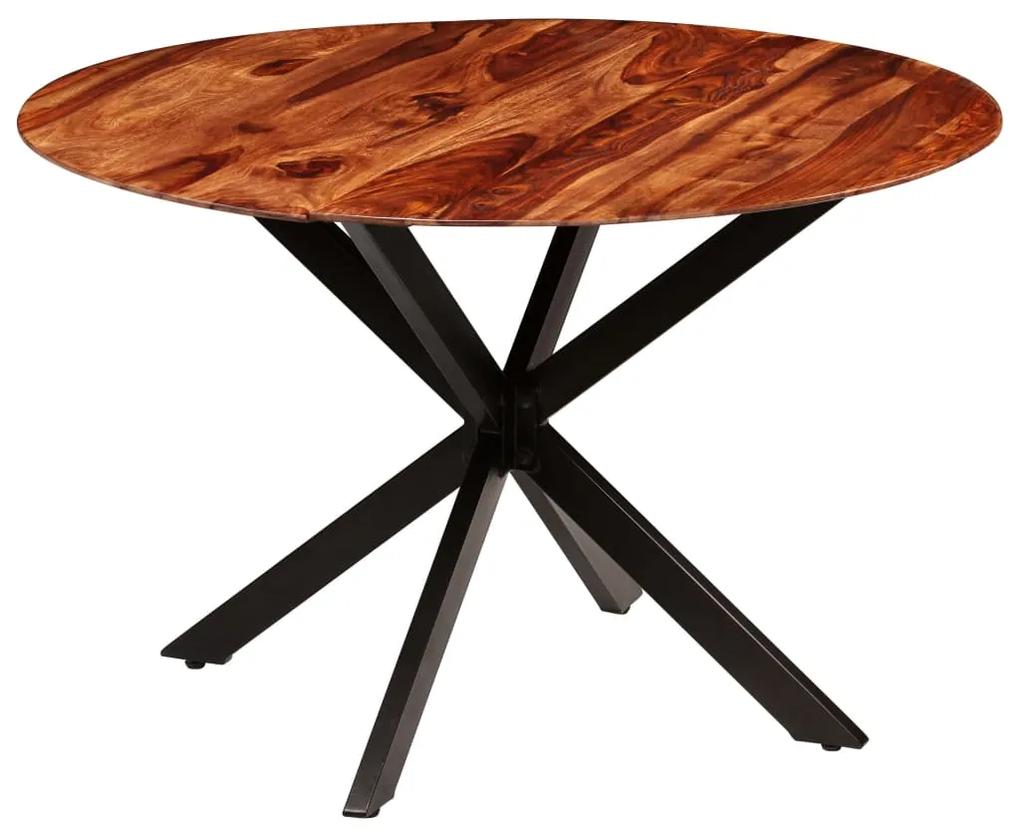 vidaXL Jedálenský stôl, masívne sheeshamové drevo 120x77 cm