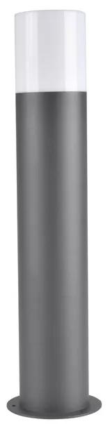 PLX Vonkajšie stĺpikové osvetlenie KITCHENER, 1xE27, 60W, 44cm, grafitové