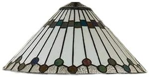 Vitráž luster do spálne Ø40 VIPER