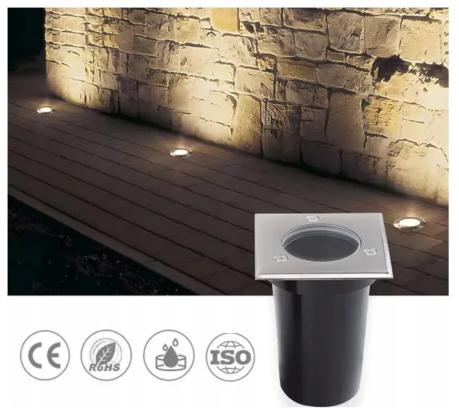 BERGE LED príjazdová lampa IP65 - GU10 - 230V