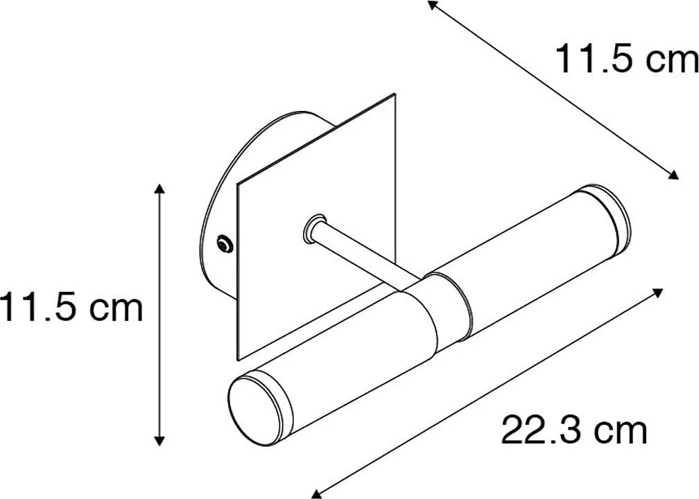 Inteligentné nástenné svietidlo chróm IP44 vrátane 2 wifi G9 - Bath