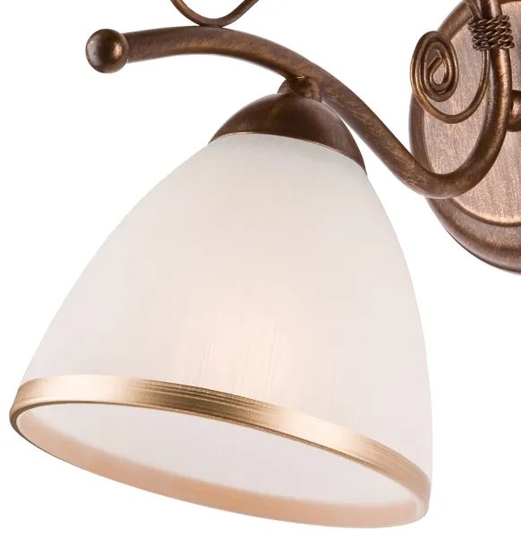 Nástenná lampa RETRO II 1xE27/60W/230V bronz patina