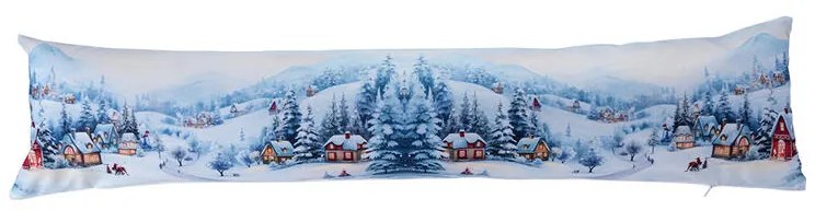 Vankúš proti prievanu ZIMNÁ DEDINA 20 x 90 cm