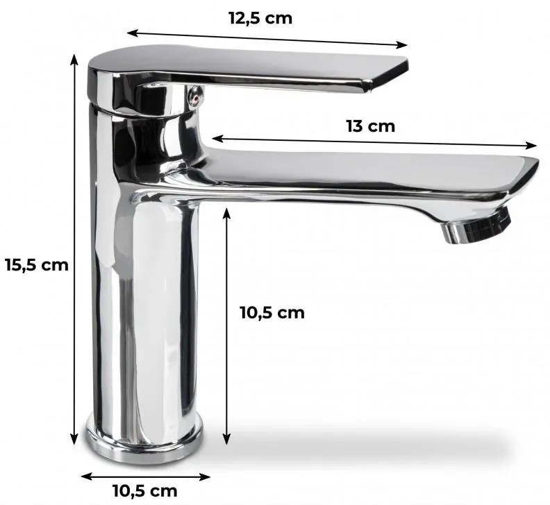 Erga Natalie, umývadlová batérie h-155, chrómová, ERG-YKA-BU.NATALI36-CHR