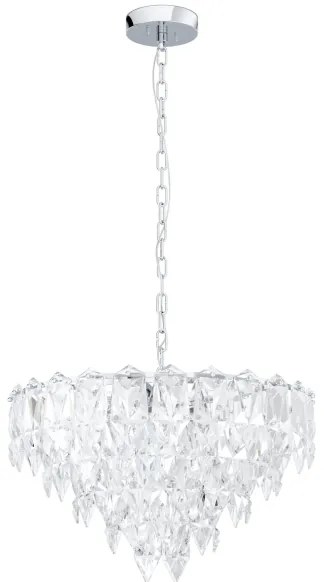 Eglo 39724 - Luster na reťazi CARVARIO 10xE14/40W/230V