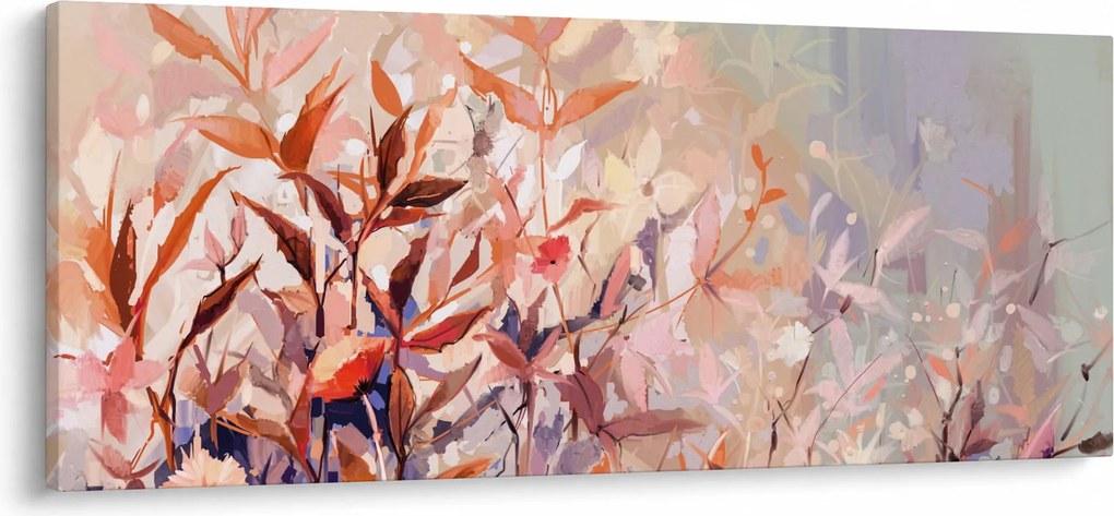 Obraz - Maľba pastelová jeseň (120x50 cm)