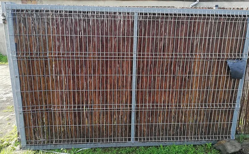 Prútená zástena na plot Výška plota: 140 cm, Dĺžka plota: 300 cm