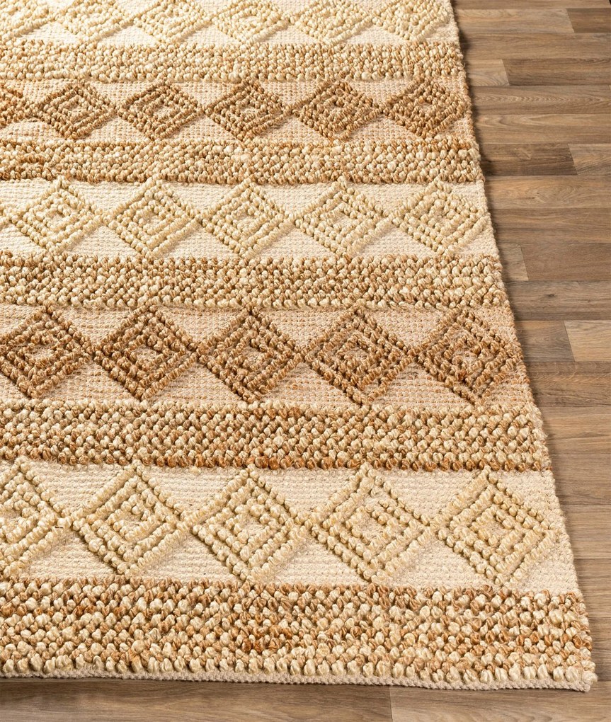 Ručne tkaný koberec Patterna zo 100% juty,160 x 240 cm