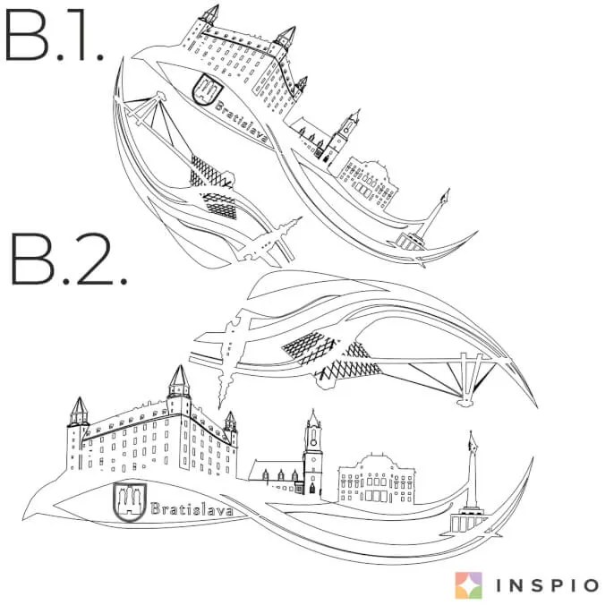 Nálepky na stenu - Bratislava