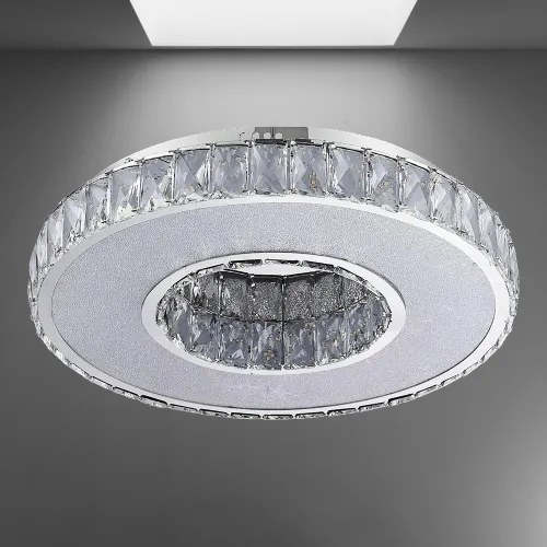 LED krištáľ strop svietidlo LUXERA 64398 ORAMA Ø44