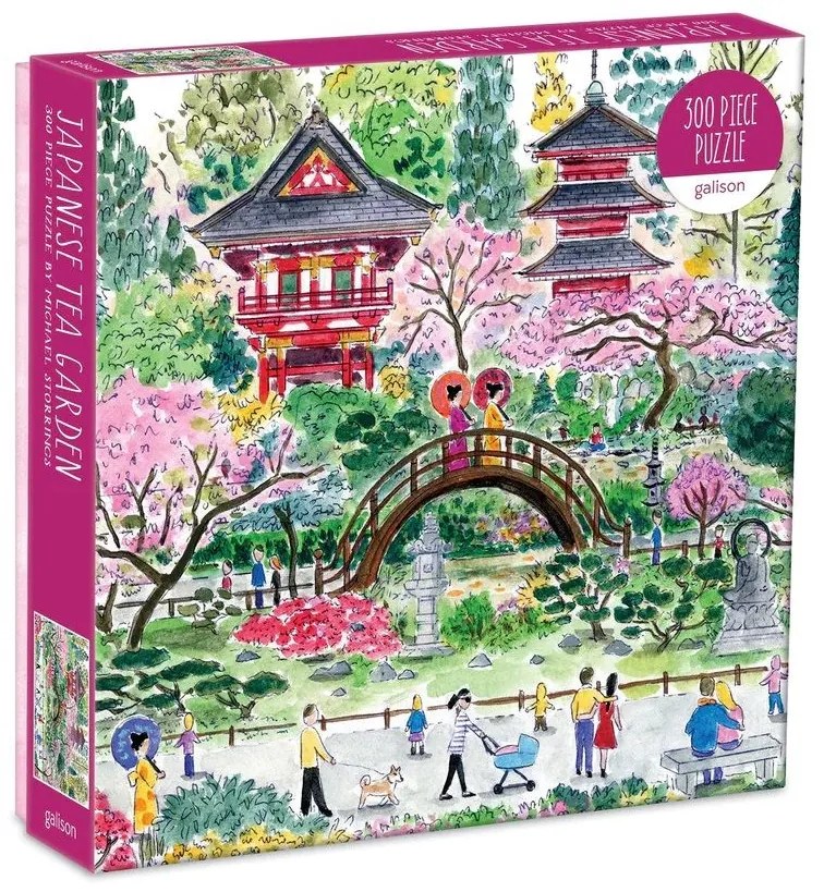 Galison Puzzle Japonská čajová záhrada 300 dielikov