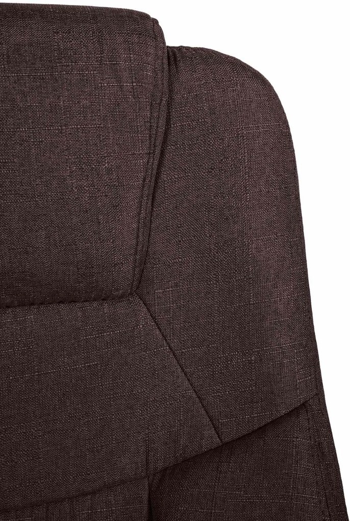 Design-Shop Kancelárska XXL stolička Apol látka - Hnedá