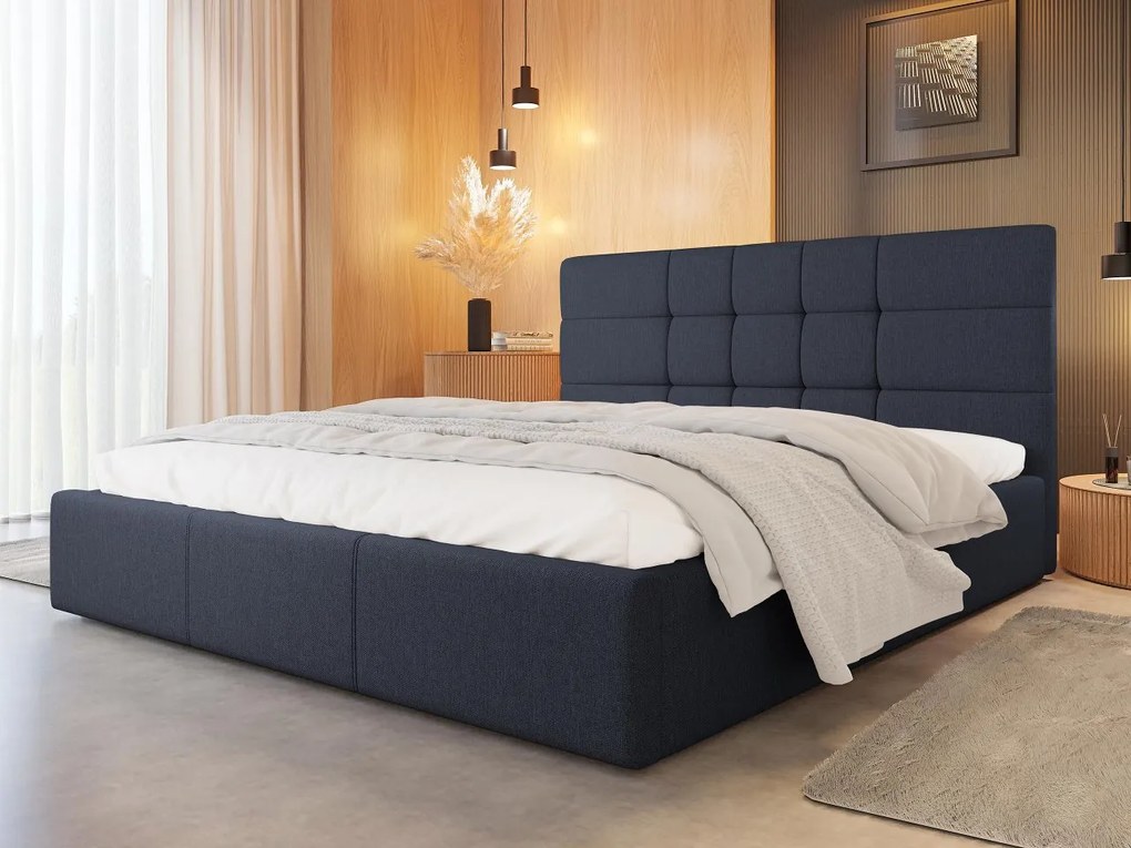 Čalúnená posteľ Minti, Dostupné poťahy: Inari 96, Rozmer postele: 200x200