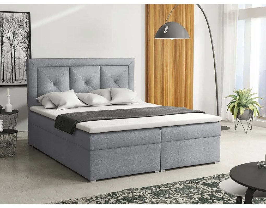 Kontinentálna posteľ Koay Plus Box, Rozmer postele: 140x200, Dostupné poťahy: Victoria 14 865