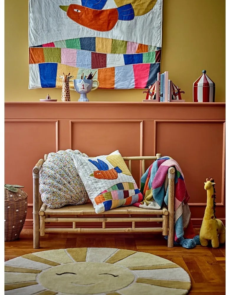 Detská deka z recyklovanej bavlny 130x160 cm Colorine – Bloomingville Mini