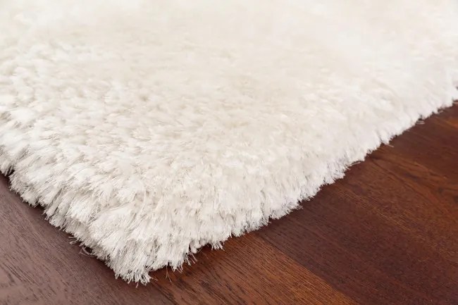 Koberec Plush Shaggy biely