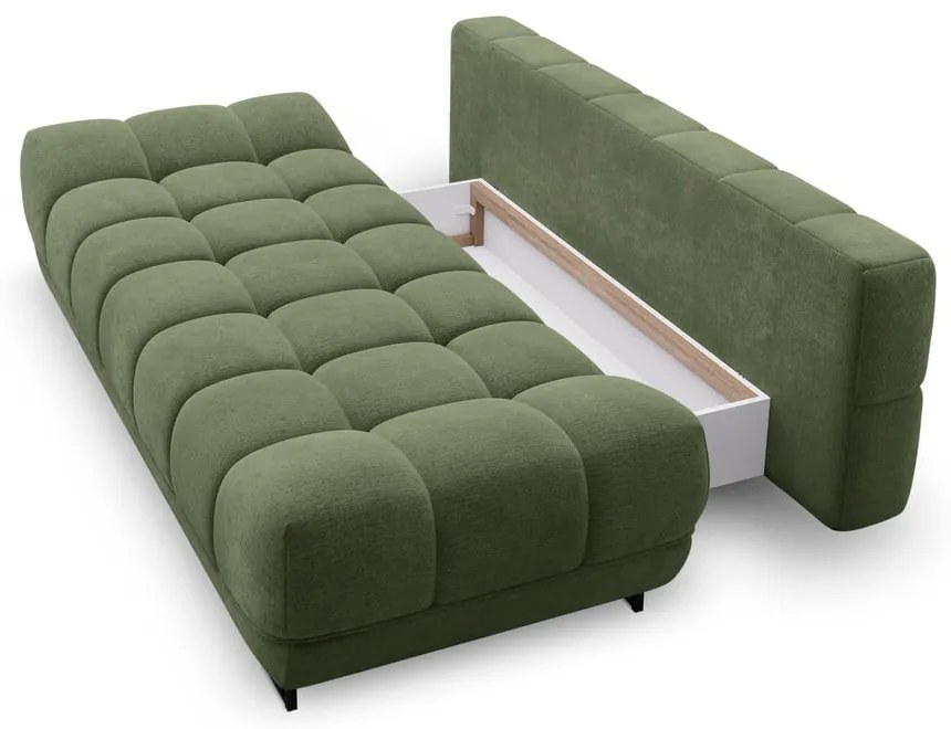 Zelená trojmiestna rozkladacia pohovka Windsor &amp; Co Sofas Cumulus