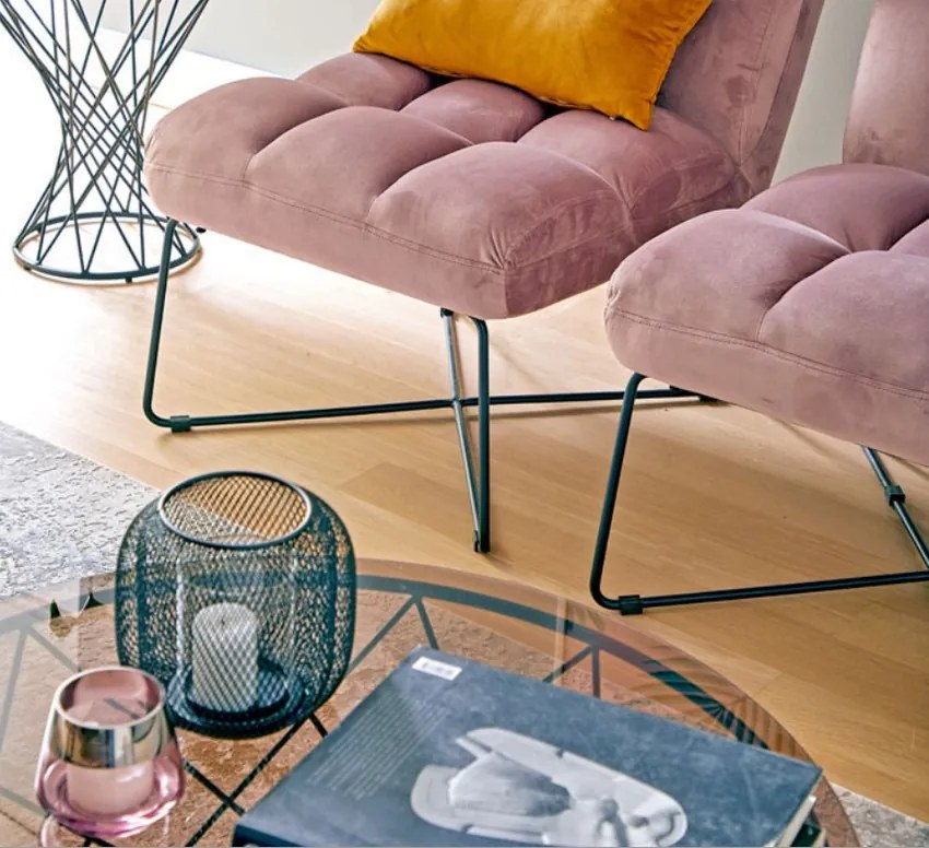 Okrúhly konferenčný stolík Noa 80 cm, čierny/sivý